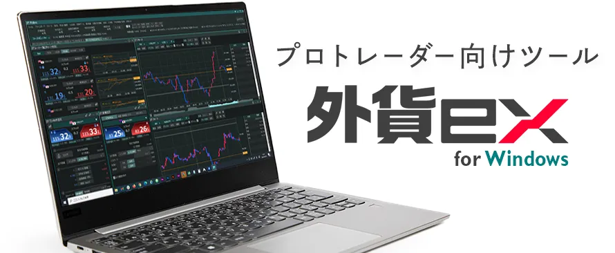 プロフェッショナル仕様のPCツール「外貨ex for Windows」