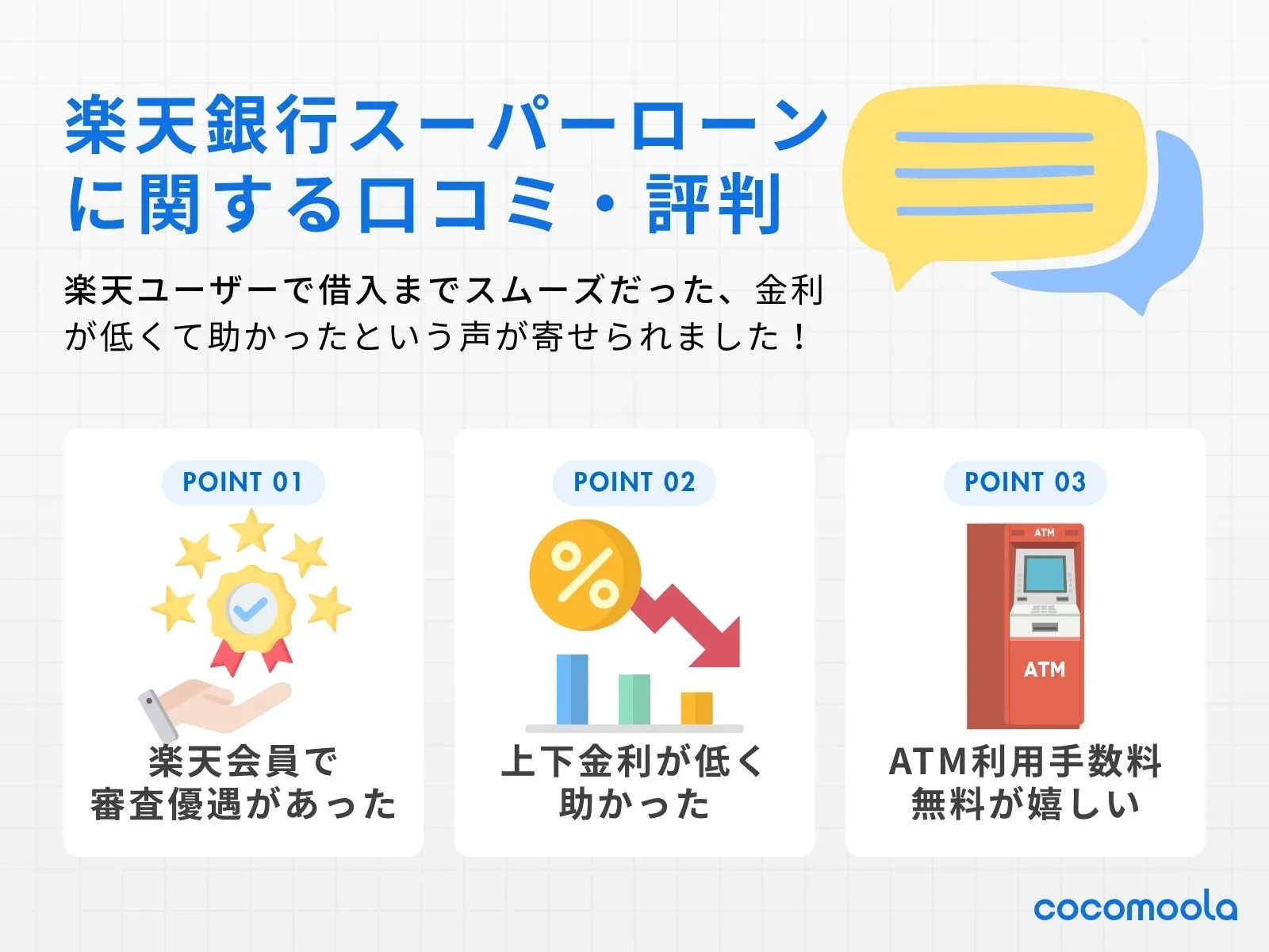 楽天銀行スーパーローンの審査や金利優遇は実際どう?口コミ・評判を紹介!