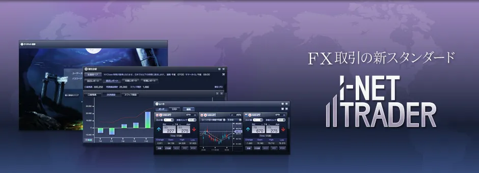 外出先での運用管理に便利な「i-NET TRADER for Smartphones」